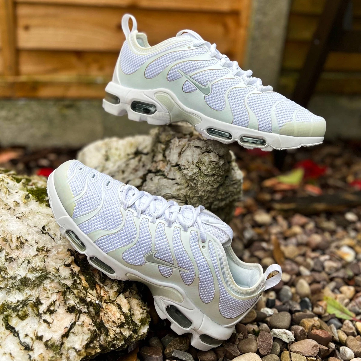 lint heel veel Gemaakt van 2017 Nike Air Max Plus TN Ultra White 898015-102 UK7 UK9 UK10 UK11 95 97 90  | eBay