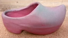 Niloak Pottery Clog 1930's - Cute Collectible~ Mauve Colored