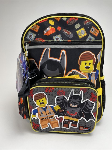 lego backpack and lunchbox