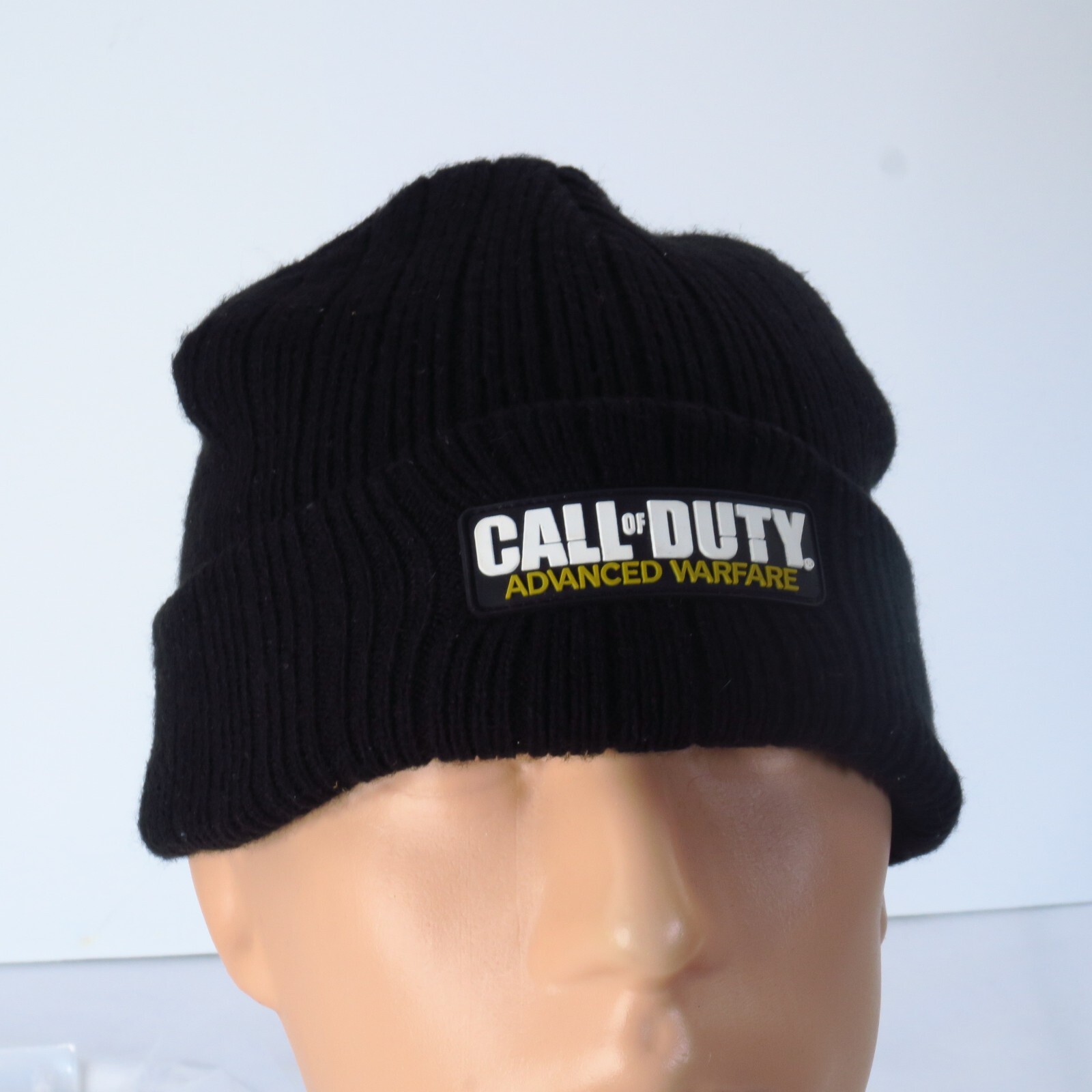 Call of Duty Advanced Warfare 2014 Activision Black Beanie Toboggan Vintage