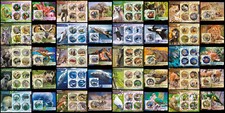 FAUNA Juego Animales Salvajes 40 Hojas MNH Yvert CV 800€ Colección #CNA186
