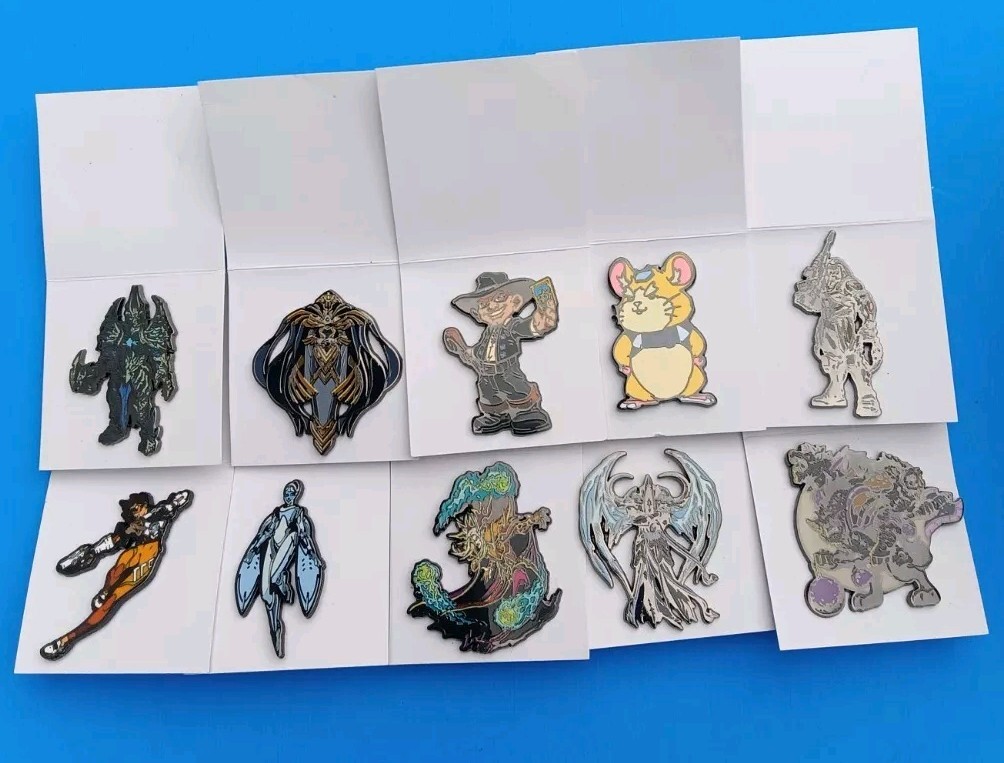 Blizzard Blizcon Collectible Pins Series 8 Full Set Of Color