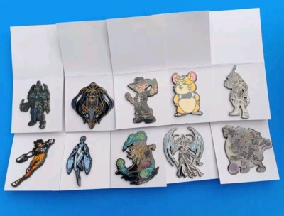 Blizzard Blizcon Collectible Pins Series 8 Full Set Of Color Variants 2021 Rare 