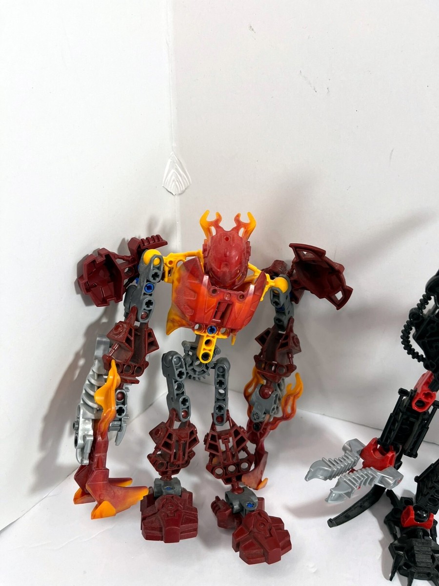 fabric エルゴノミックサドル 黒/赤 LEGO Bionicle Glatorian lot: Skrall 8978, Malum 8979, Gresh 8980