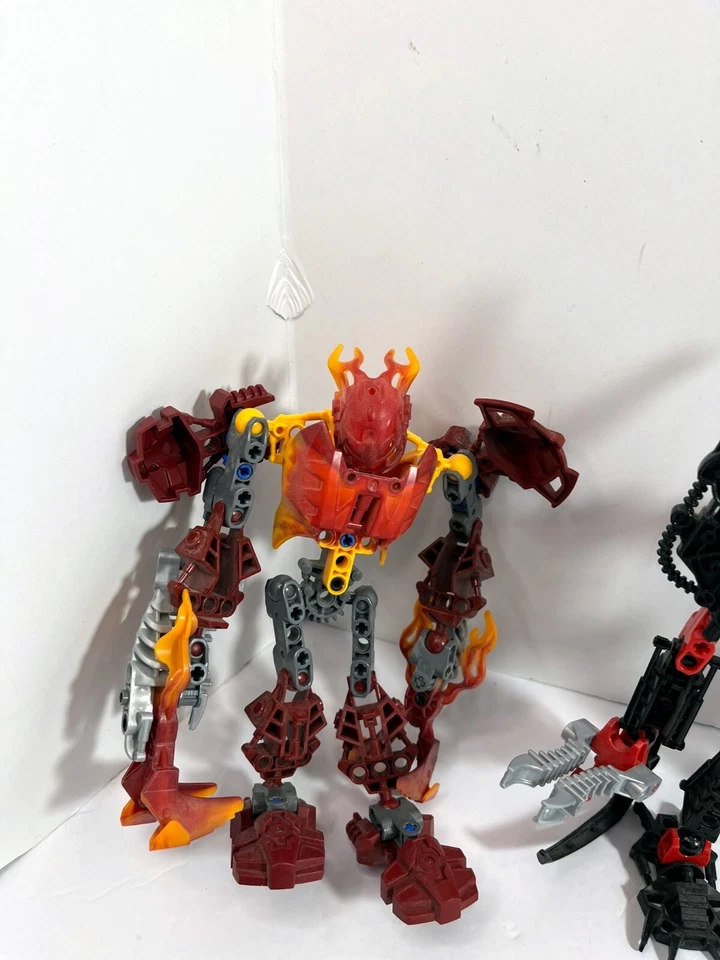LEGO Bionicle Glatorian lote: Skrall 8978, Malum 8979, Gresh 8980, Strakk 8982 Foto 2 de 4