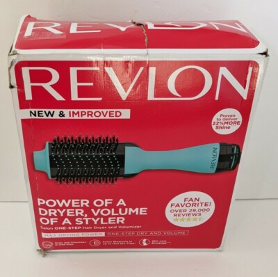 Revlon Hair Dryer Volumizer Hot Air Brush Salon One-Step Mint Color  761318652229 Australia