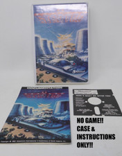 Stratos TRS-80 / Atari, 1982  NO GAME  CASE AND INSTRUCTIONS ONLY 