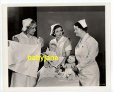 LYDA ROBERTI PATSY KELLY ORIGINAL 8X10 PHOTO LESSONS FROM NURSE DIAPER BABY 1937