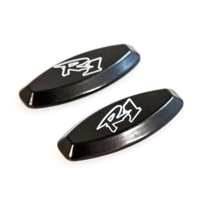 Motorrad Spiegelabdeckungen Spiegelkappen Mirror Blanks Yamaha YZF-R1 98-99