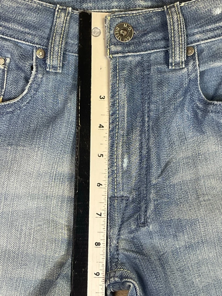 Jeans Diesel Industry Zatiny Corte Bota Junior 12 Calce Ajustado Azul Denim Elástico Foto 4 de 4