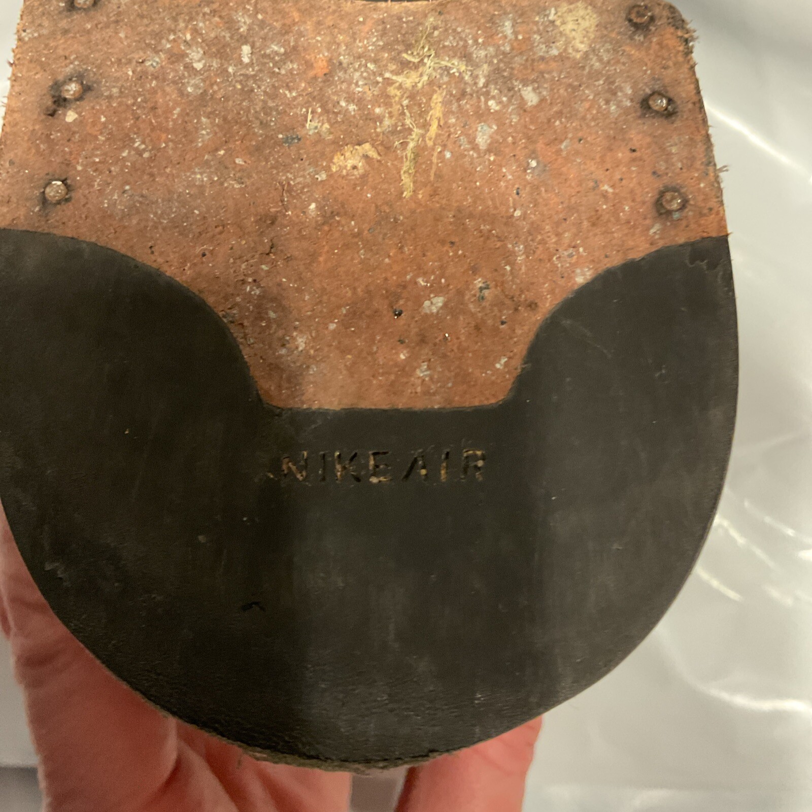 SAOLA Scarpa destra Cole Haan 9 5 M punta a cappuccio uomo nera stringata (solo 1 scarpa)