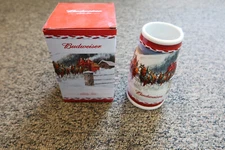 Anheuser Busch Budweiser 2010 "Dashing Through The Snow" Holiday Stein