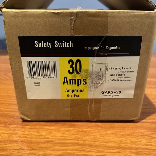 Safety Switch 30Amps GAK3-30