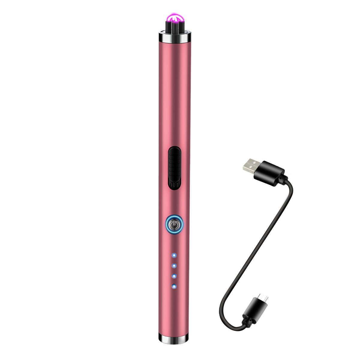 Electric Long Arc Lighters USB Rechargeable Candle BBQ Cigarette Kitchen Tools