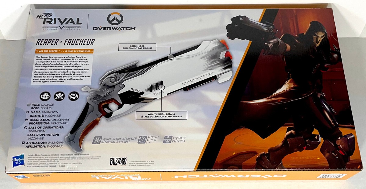 トイガン NERF RIVAL OVERWATCH REAPER x2 Set NEW Amazon.com: Nerf Overwatch Reaper (Wight Edition) & 8