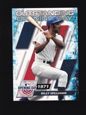 2021 Topps Outstanding Opening Day Billy Williams #OOD-7 Chicago Cubs