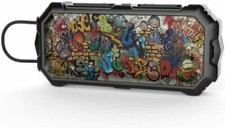 Waterproof BT Speaker ProExtend True Wireless Stereo Bass Speaker, Graffiti
