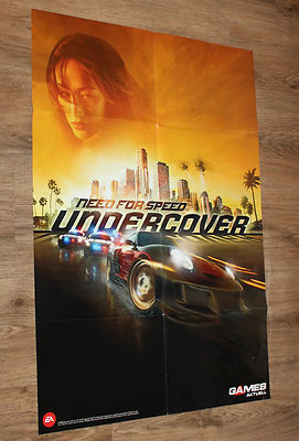 Killzone 2 & Need for Speed NFS Undercover very rare Poster 56x80cm 