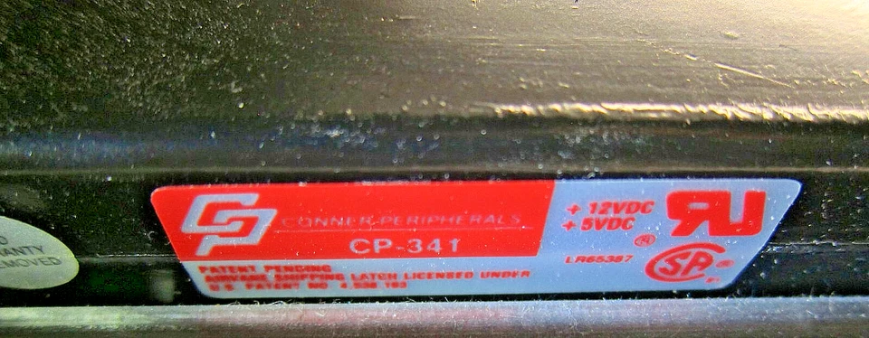 Conner CP-341 Hard Drive with Caddy for Compaq 386 Portable Computer Model 2670 - Image 2 of 4