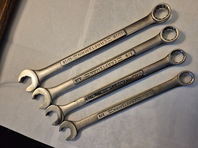 #ad Craftsman PROFESSIONAL USA 4 pc. Speed Wrench Set 1 2quot; 11 16quot; 12 Pt Combo $20.00
