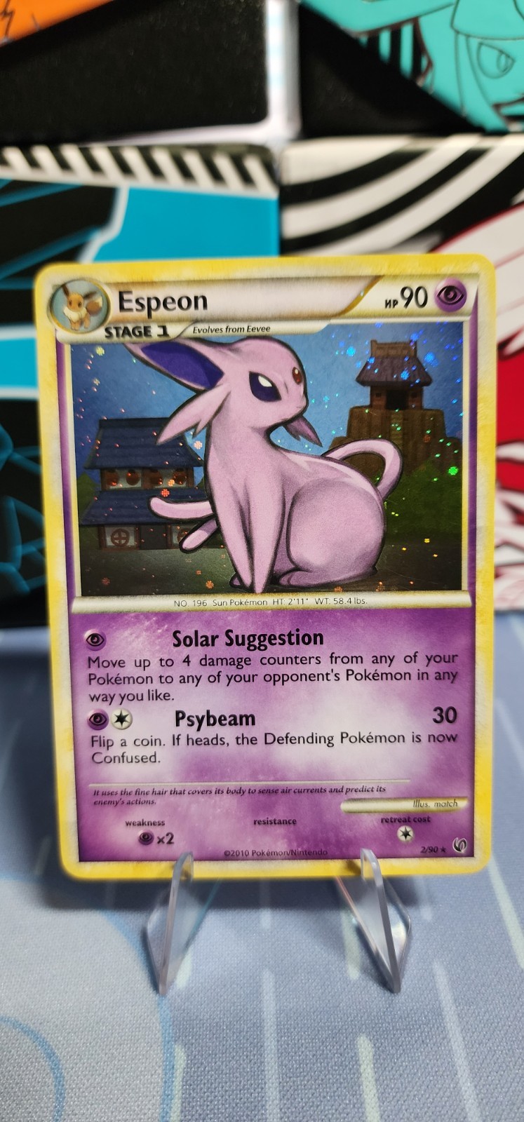 Espeon 2/90 Undaunted Holo LP - LP+