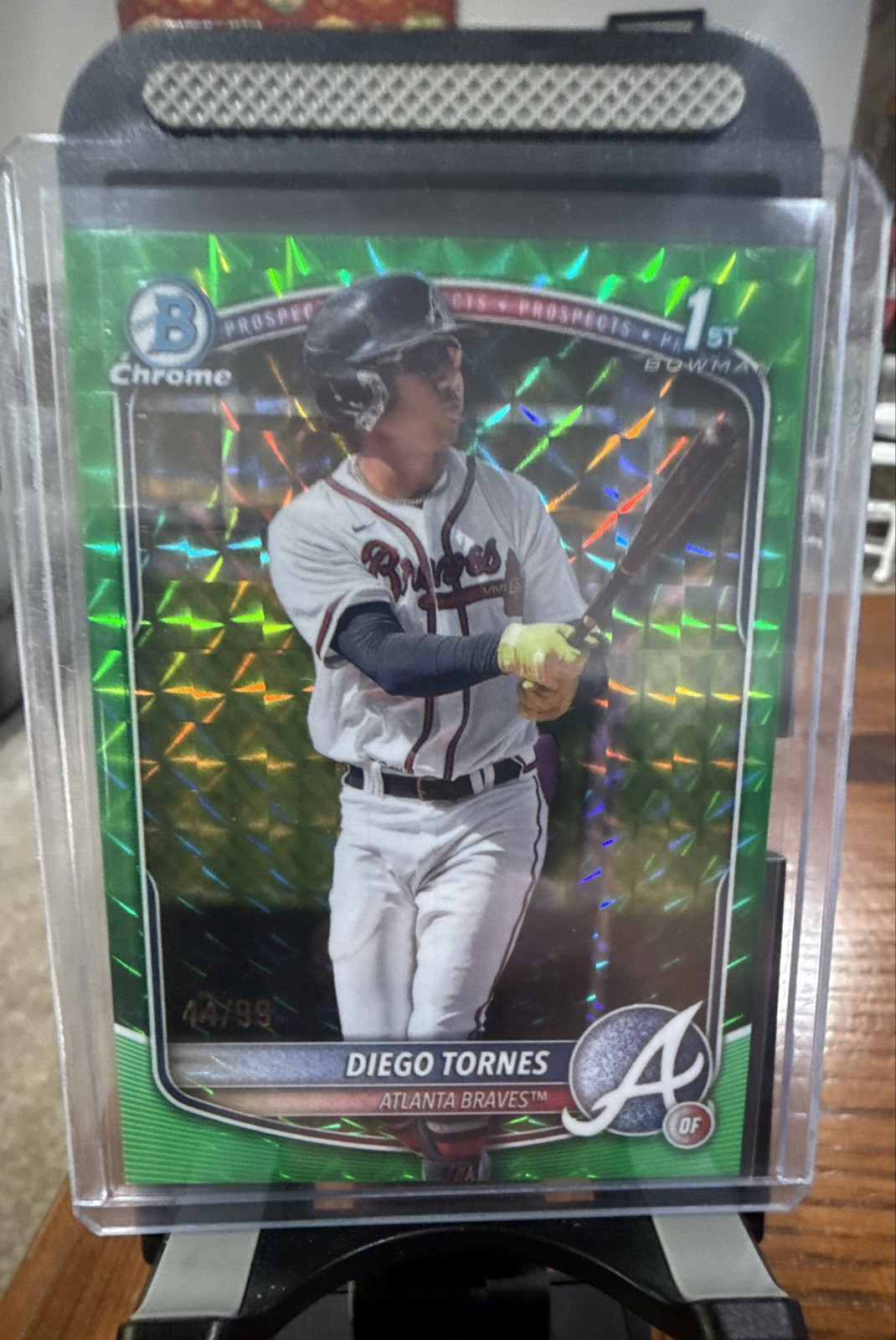 2025 Bowman Chrome - Prospects Diego Tornes #BCP-214 Green Geometric /99