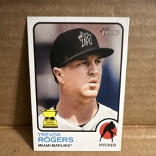 Topps Heritage Trevor Rogers #283 Miami Marlins All-Star Rookie Card