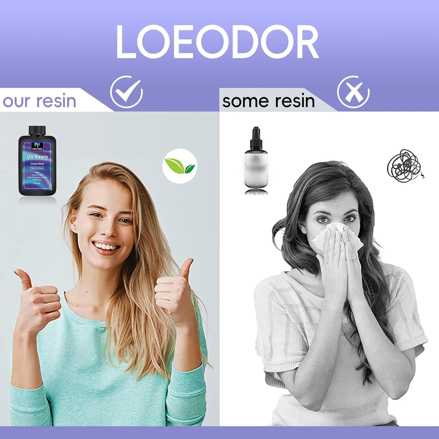 100g UV Resin Crystal Clear Fast Curing Non-Yellowing Low Odor Jewelry Crafts