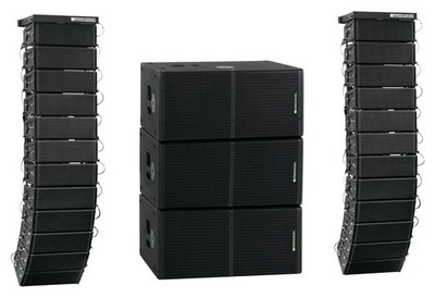 PA Anlage 3x Subwoofer 24x Hochtöner 2100 Watt Lautsprecher Set Bluetooth Aktiv