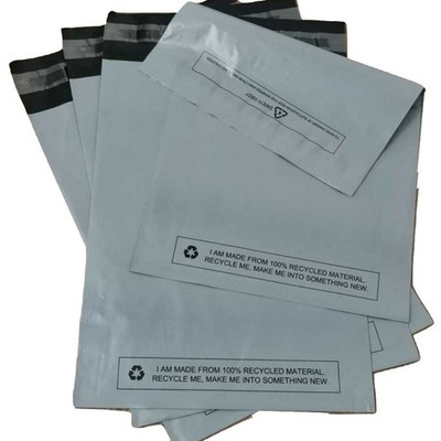 100x starke graue Versandtaschen, Recycling Paketversand Postversand Versandtaschen