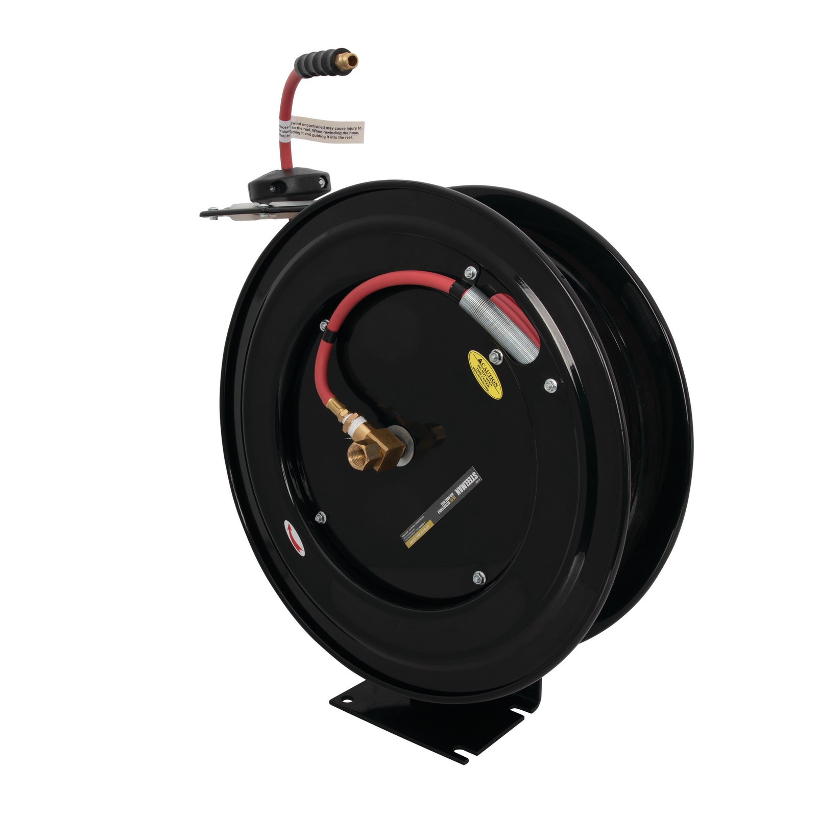 25 ft. Air Hose with Spring Retractable Hose Reel 1/4 in. NP