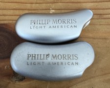 Feierzeughüllen Phillip Morris Light American Schwere Metallausführung Bic!