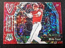 2021 Panini Mosaic - V Tool Mike Trout #VT4 Quick Pitch Mosaic Prizm