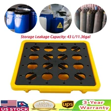 Spill Containment Platform, Spill Containment Pallet, Yellow and Black
