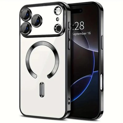 Slim Magnet Case für iPhone 17 Pro Max / 16/15 Stoßfest Schale Bumper Silikon