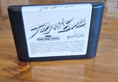 Target Earth (Sega Genesis, 1990) Authentic Cartridge Only Tested Working