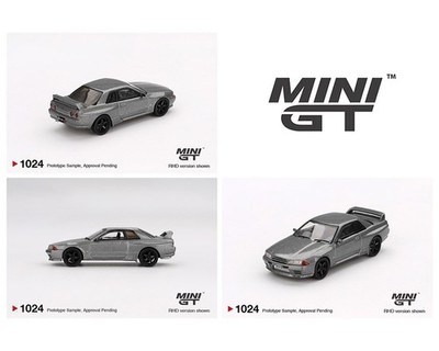 Mini GT Nissan GT-R R32 (NISMO BNR32 CRS Version) Dark Metal Gray
