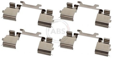 A.B.S. Zubehörsatz Scheibenbremsbelag 1730Q für FIAT PEUGEOT CITROËN DUCATO OPEL
