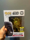 Funko Pop, Star Wars, Darth Vader, Gold Chrome, 2019 Galactic Con Exclusive #157