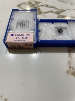 (2 PCS) Sumitomo NF CPMT 060202 DA1000 PCD Carbide Inserts New