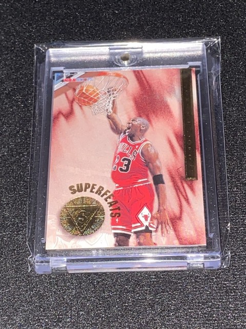 1996 NBA Hoops Michael Jordan Superfeats #SF1 Chicago Bulls HOF 🔥