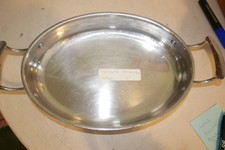 Vollrath # 49412 Oval 12x9 Stainless Steel Pan  ^^
