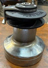 LEWMAR 46 ST 2 Speed WINCH CHROME BASE 7.25" DRUM 3.65" HEIGHT 8"