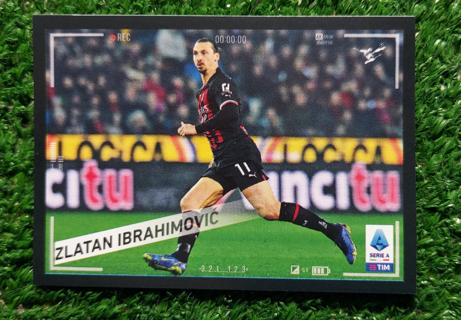 FIGURINA CALCIATORI PANINI CELEBRATION 2022/23 MILAN N°92 IBRAHIMOVIC 2023 ⚽️