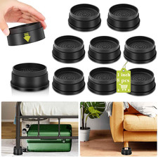 8 Pack 1 Inch Adjustable Furniture Risers for Tables, Desks, Couches, and Beds