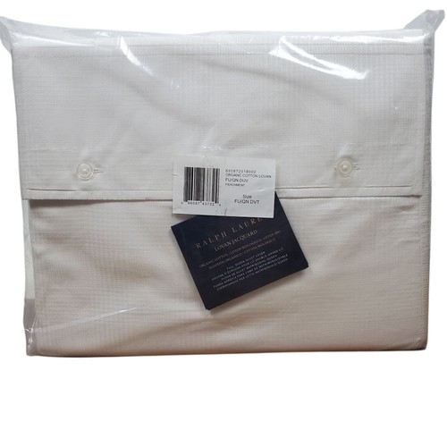 NEW Ralph Lauren Home Full/Queen Duvet Cover Lovan Jacquard Parchment Ivory $475 - Picture 2 of 6