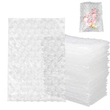 200 Pack 4x6 Inch Bubble Cushion Wrap Bags for Shipping Packing Small Clear B...