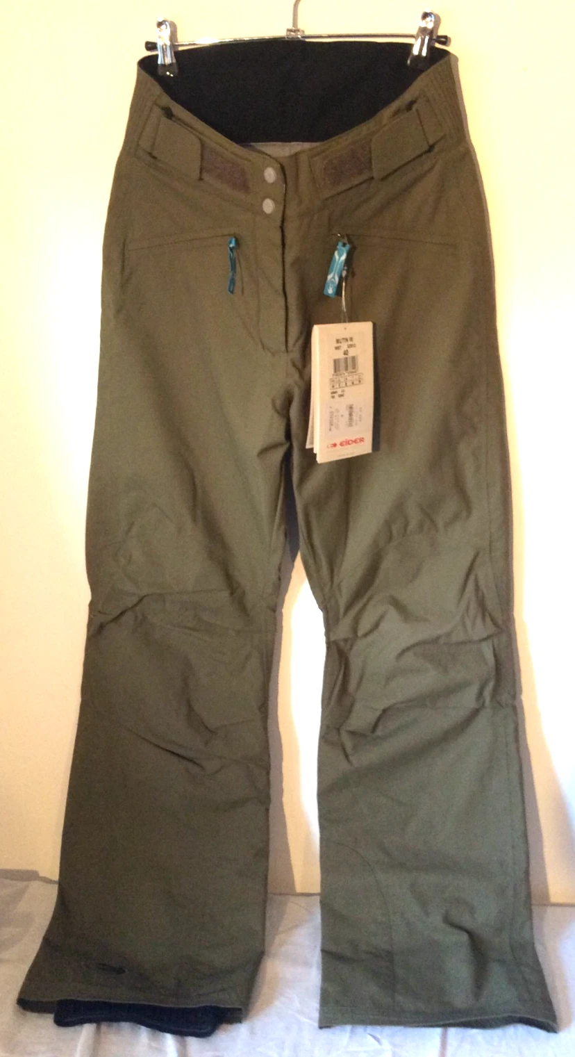 Eider Women’s Green Mutin Zip Pockets Waterproof Size 40 waist 28" Leg 29"
Opens in a new window or