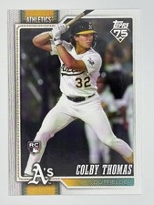 2026 Topps Series 1 #213 Colby Thomas - Athletics RC