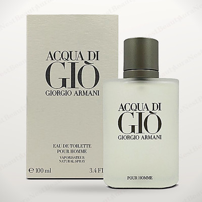 New Acqua Di Gio By Giorgio Armani 3.4 fl oz Eau De Toilette Spray Men's Colonge